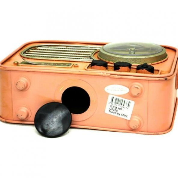 himarry Dekoratif Metal Radyo Saat Masa Saati Vintage Ev Ofis Hediyelik - 4