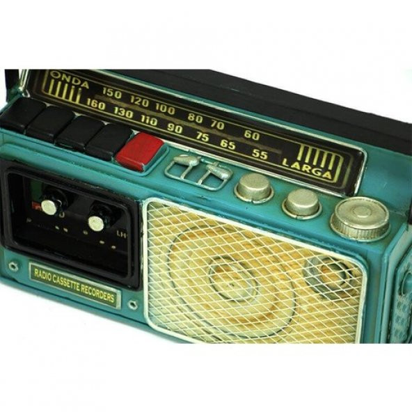 himarry Dekoratif Metal Radyo Kumbara Vintage Biblo Hediyelik - 2