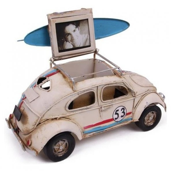 himarry Dekoratif Metal Araba Çerçeveli Kalemlik Hediyelik - 3