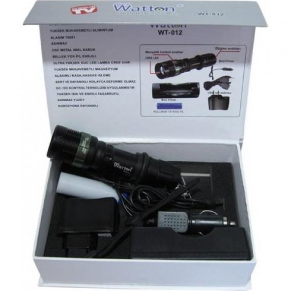 himarry Zoomlu Oto Pc Şarjlı EL Feneri Kamp Lamba - 3