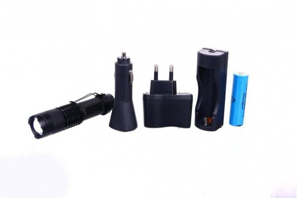 himarry Orjinal 800 Lümen T6 Şarjlı EL Feneri Cree T6 Led El Feneri - 4