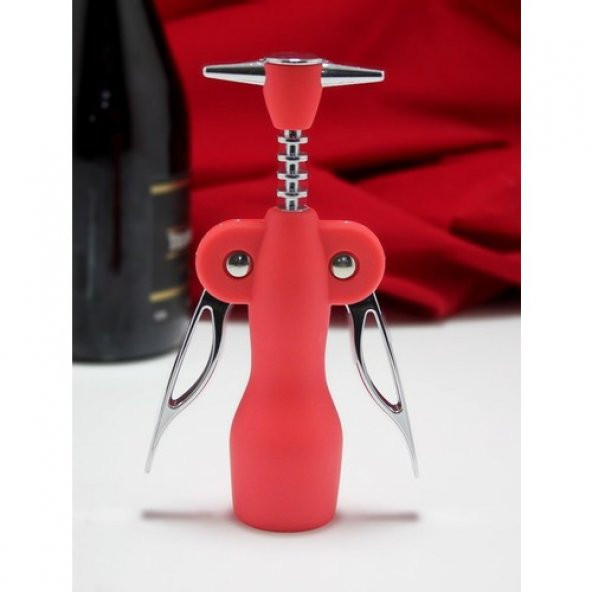 Paslanmaz Çelik Tirbuşon Açacak Kırmızı Şarap Açacağı - 2
