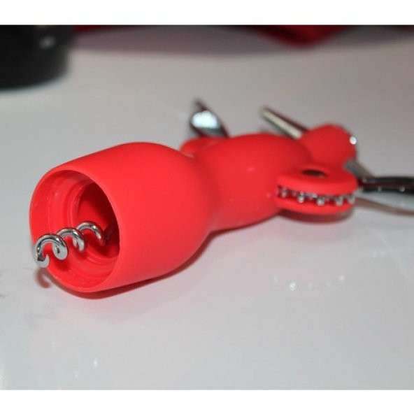 Paslanmaz Çelik Tirbuşon Açacak Kırmızı Şarap Açacağı - 3