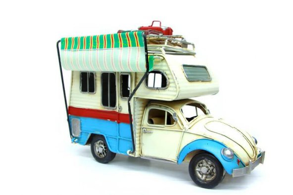 himarry Dekoratif Metal Karavan Çerçeveli ,Kumbaralı Tenteli Biblo