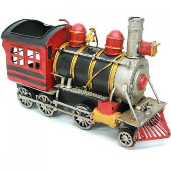 himarry Dekoratif Metal Lokomotif Kalemlik - 4