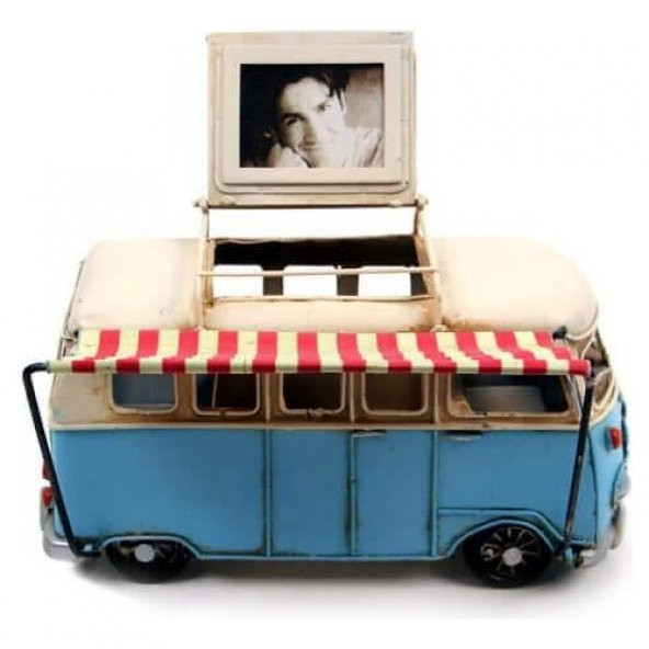 himarry Dekoratif Metal Minibüs Çerçeveli, Kalemlik Tenteli - 2