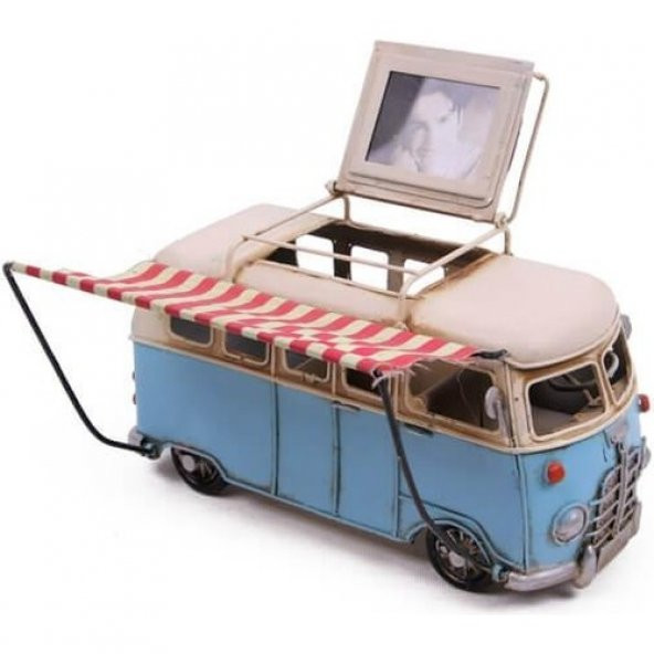 himarry Dekoratif Metal Minibüs Çerçeveli, Kalemlik Tenteli - 3