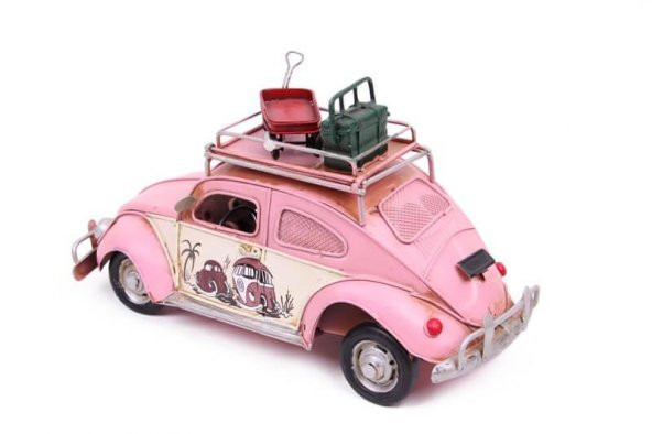 himarry Dekoratif Metal Araba Çerçeveli Kumbaralı Biblo - 7