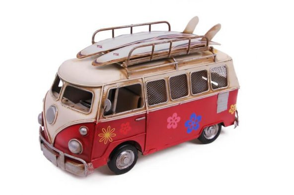 himarry Dekoratif Metal Minibüs Çerçeveli Biblo Kumbaralı - 4