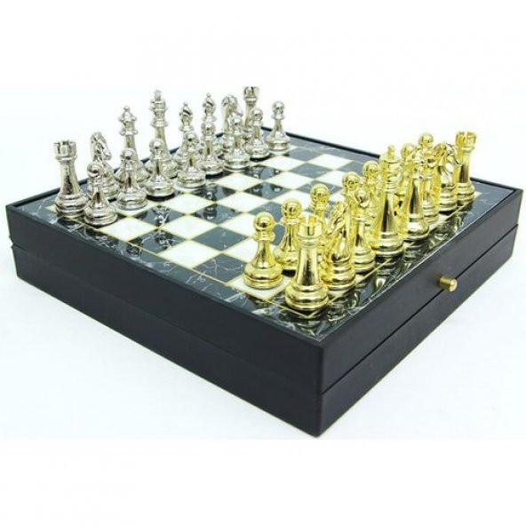 Satranç Takımı Kutulu Dekoratif Hediyelik