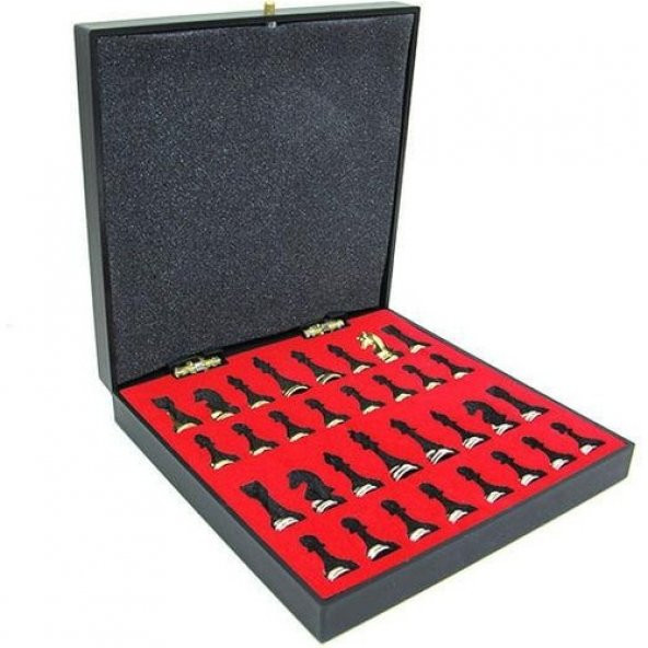 Satranç Takımı Kutulu Dekoratif Hediyelik - 2