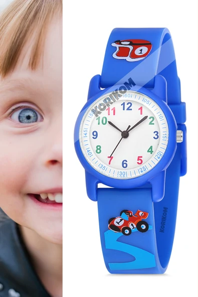 Analog Çocuk Kol Saati Küçük Kasa Figürlü, STC61612 - 3