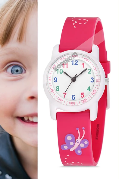 Analog Çocuk Kol Saati Küçük Kasa Figürlü, STC61612