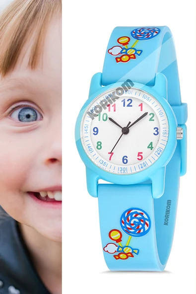 Analog Çocuk Kol Saati Küçük Kasa Figürlü, STC61612 - 2