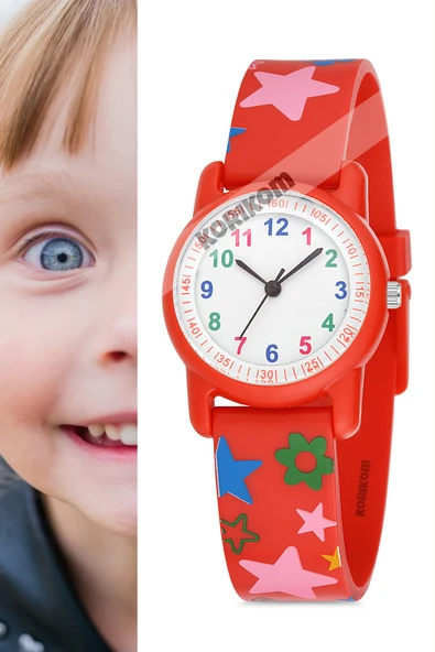 Analog Çocuk Kol Saati Küçük Kasa Figürlü, STC61612 - 4