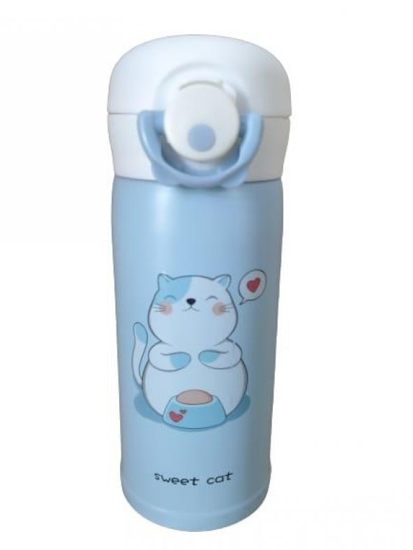 Galeri Kristal KNM YV Termos Kedi 350 ml