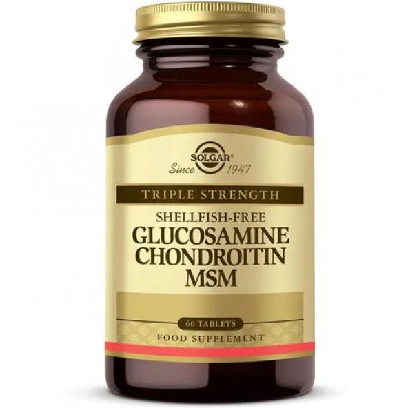 Solgar Glucosamine Chondroitin MSM 60 Tablet