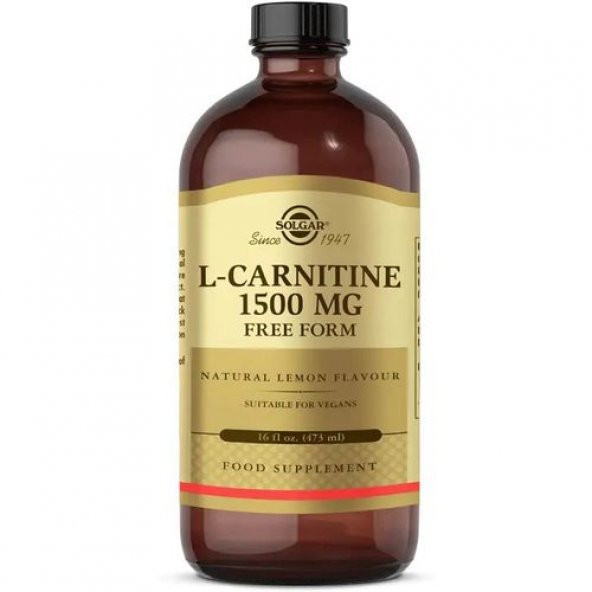 Solgar L-Carnitine 1500 Mg 473 Ml