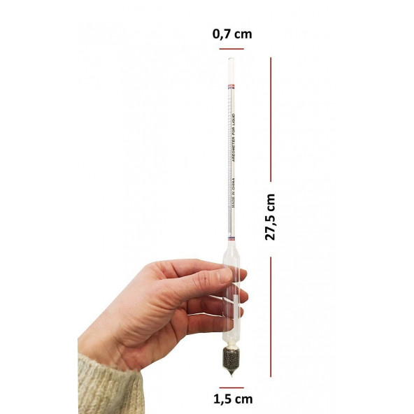 0-100 Alkolmetre Hidrometre - 6