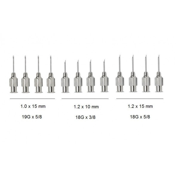 Kuzular İçin Karışık Enjektör İğnesi Seti No:2 (12 Adet) - 2