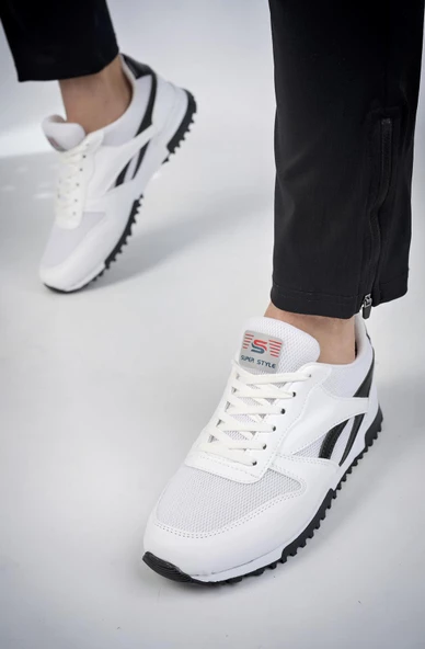 Muggo Elvis Unisex Ortopedik Günlük Garantili Yürüyüş Koşu Sneaker Spor Ayakkabı - 2