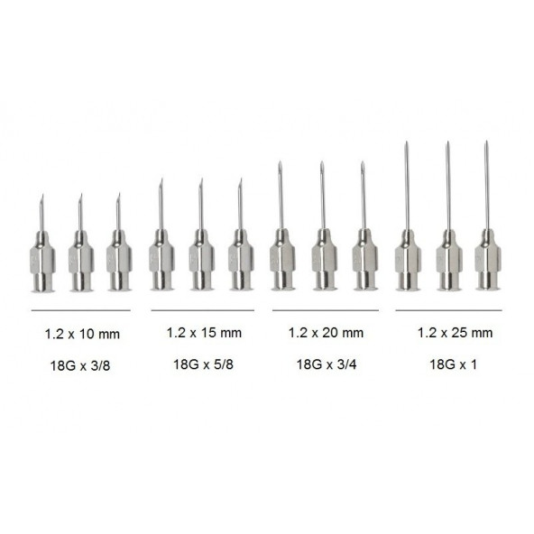 Koyunlar İçin Karışık Enjektör İğnesi Seti (12 Adet) - Resim 2