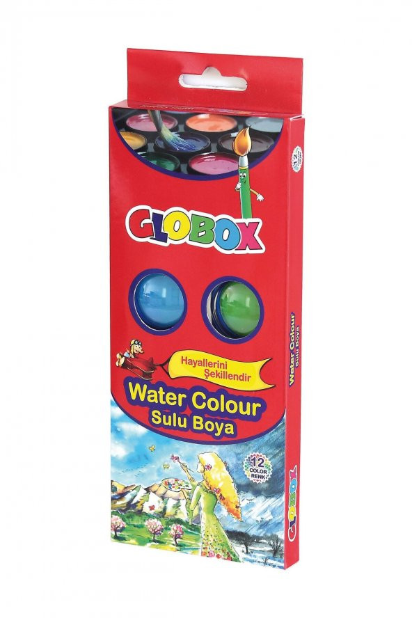 Globox 6885 Sulu Boya 12 Renk