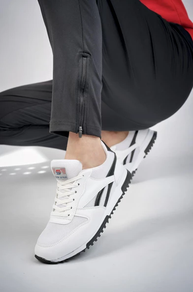 Muggo Elvis Unisex Ortopedik Günlük Garantili Yürüyüş Koşu Sneaker Spor Ayakkabı - 5