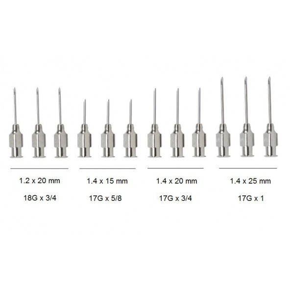 Buzağılar İçin Karışık Enjektör İğnesi Seti (12 Adet) - 2