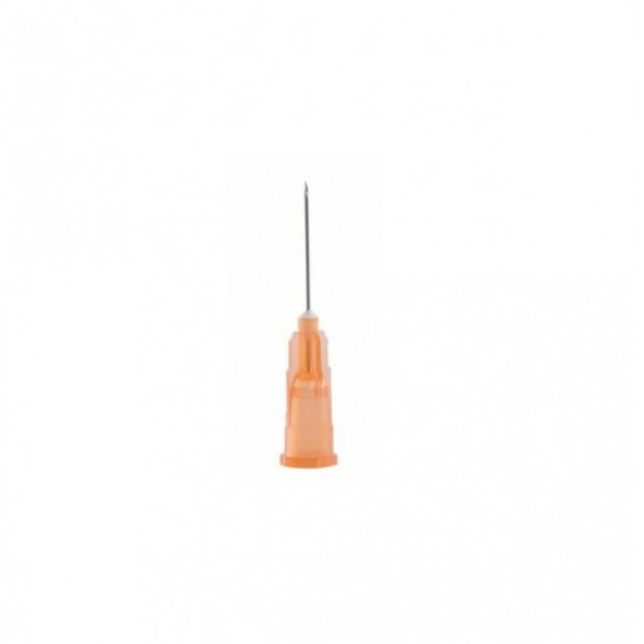 KRUUSE Enjektör İğnesi 0.5 x 16 mm. Turuncu (25G x 5/8) 100 Adet - 2