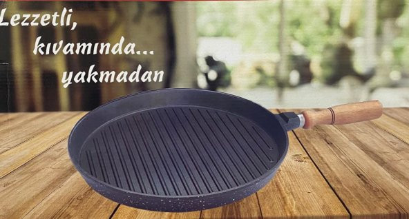 Cansuyu Döküm Izgara Tavası (31 cm çapında) - 4
