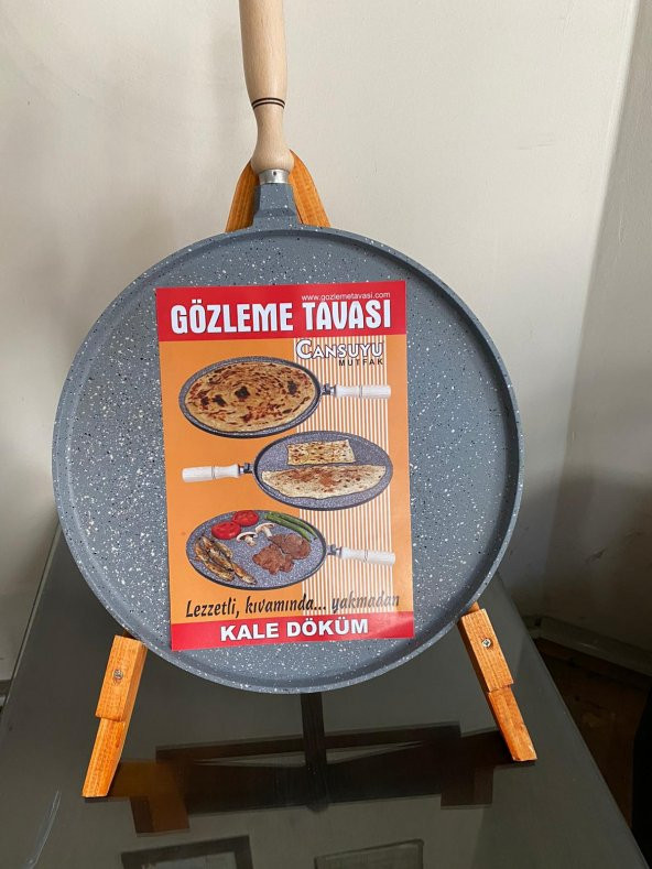 Cansuyu Döküm Gözleme Tavası 36 cm - 5