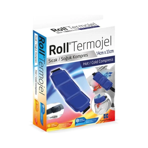 Roll Termojel Sıcak / Soğuk Kompres Çırtlı Bel-Sırt-Karın 14 Cm X 33 Cm