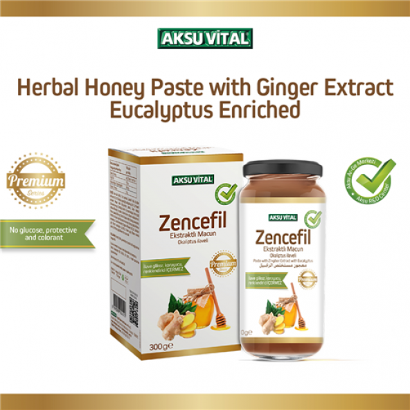 Aksu vital Zencefil ekstraklı Macun 300 gr - 2