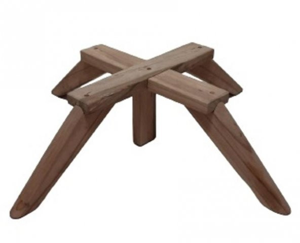 Ahşap Berjer Ayağı Ceviz Renk - Resim 2