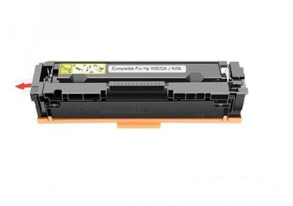 HP  W2032A(415A) /Pro M454dn CHIPSIZ SARI MUADİL TONER 2.100syf - 1