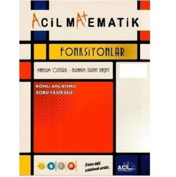 2022 Acil Matematik Fonksiyonlar Konu Anlatımlı Soru Fasikülü