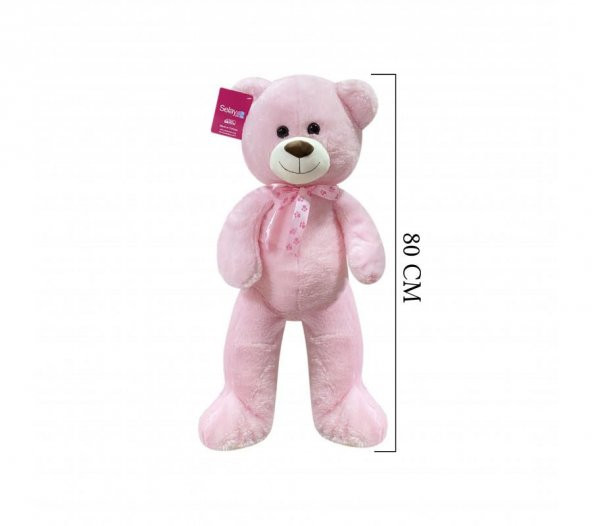 himarry Salaş Ayı 100 Cm Pembe Pelüş Ayı Sevgiliye Hediye