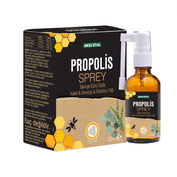 Aksu vital Throat Spray with Propolis 20ml