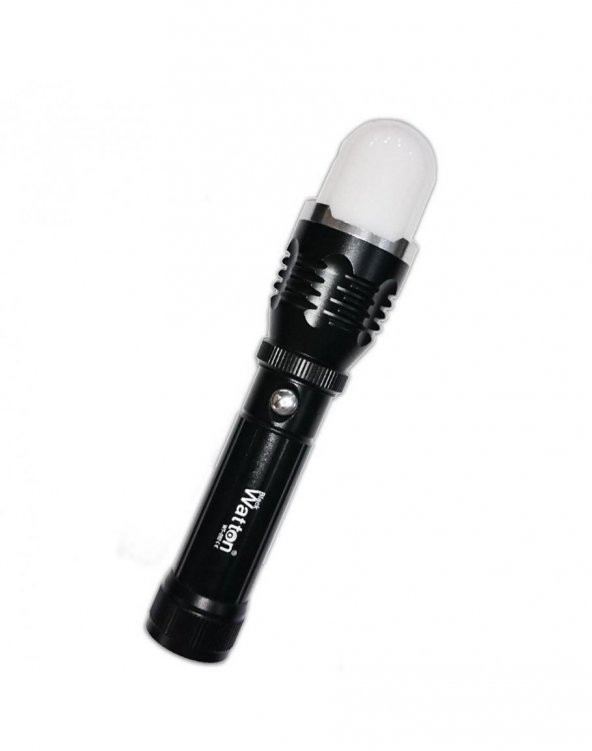 Flaşörlü Uzun Mesafeli Şarjlı Pilli Mıknatıslı El Feneri - 4