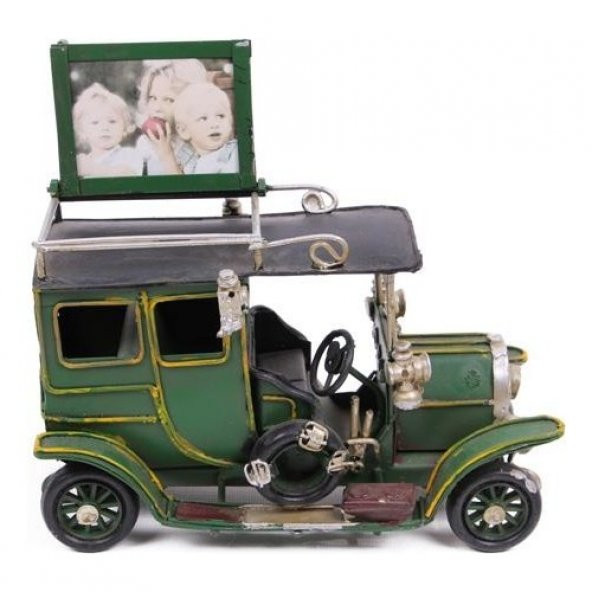 himarry Dekoratif Metal Araba Çerçeveli Biblo Hediyelik - Resim 2