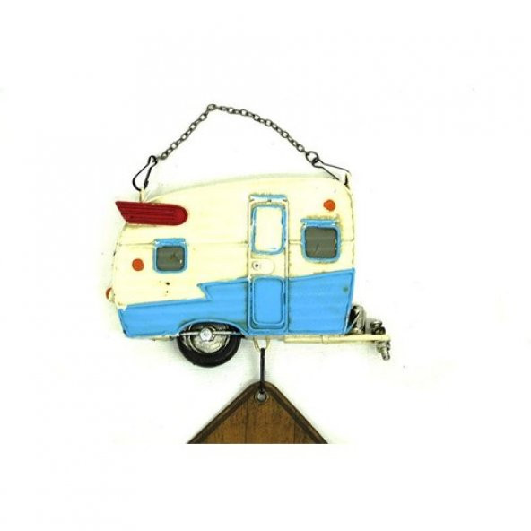 himarry Dekoratif Metal Karavan Kapı Rüzgar Çanı Lütfen Sessiz Olunuz - 2