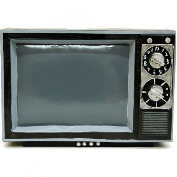 himarry Televizyon Siyah Vintage Dekoratif Hediyelik