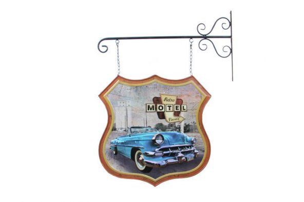 himarry Dekoratif Çift Yönlü Car Trip Temalı Ferforje Askı - 3