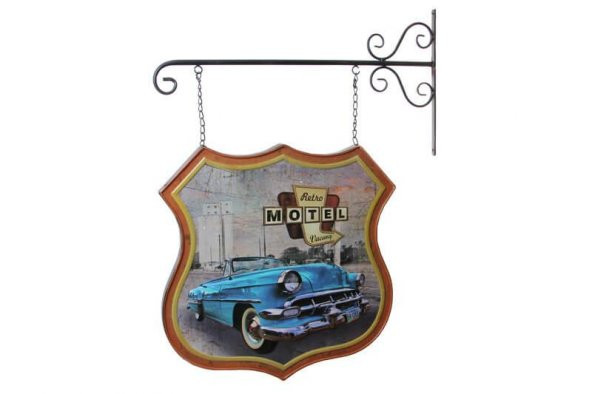 himarry Dekoratif Çift Yönlü Car Trip Temalı Ferforje Askı - 5