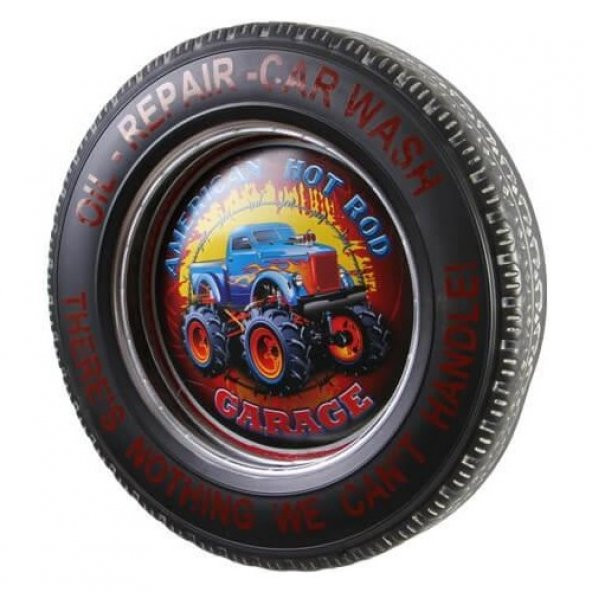 himarry Dekoratif Araba Tekerleği 4x4 Temalı Led Işıklı Vintage Hediyelik - 2