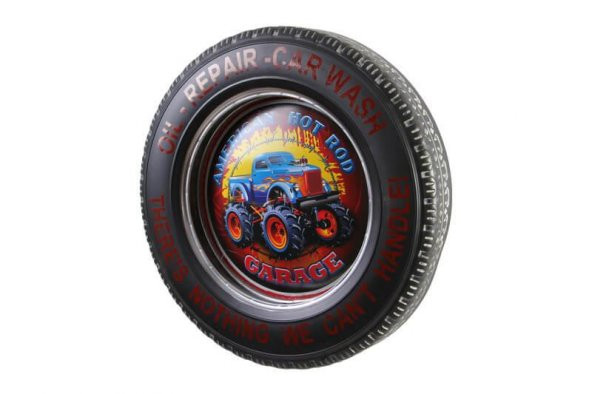 himarry Dekoratif Araba Tekerleği 4x4 Temalı Led Işıklı Vintage Hediyelik - 4