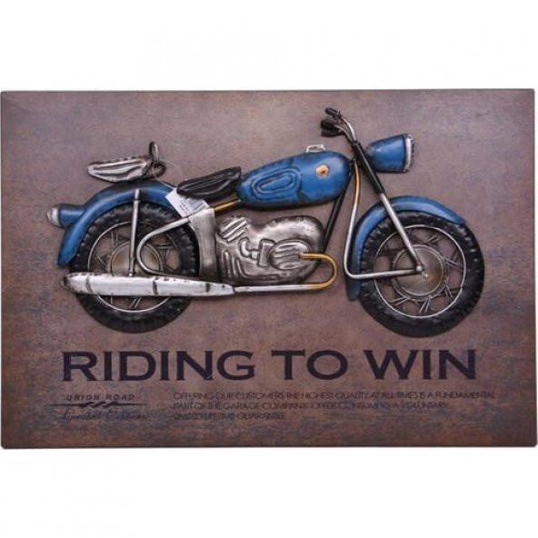 himarry Motorsiklet Tablo Pano Dekoratif Vintage Ev Ofis Hediyelik