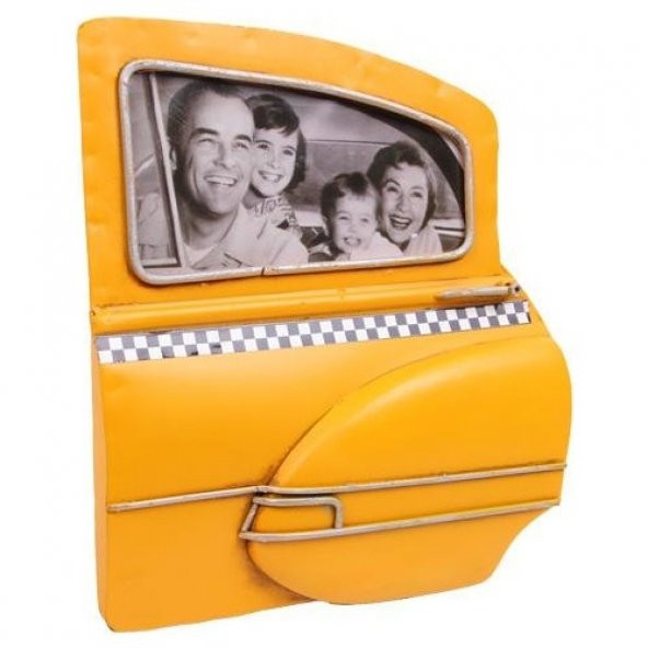 himarry Dekoratif Metal Çerçeve Araba Kapısı Temalı Hediyelik - 2