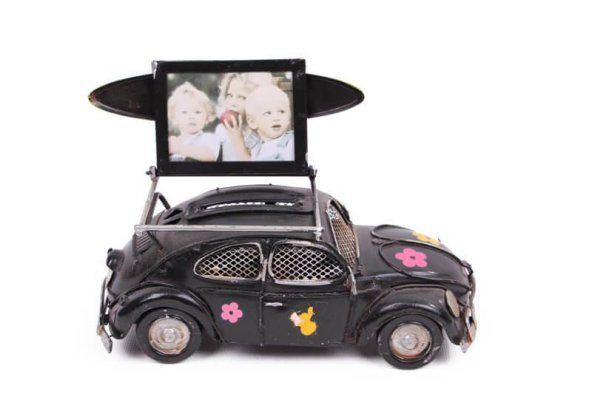 himarry Dekoratif Metal Araba Çerçeveli ve Kumbaralı Vosvos Hediyelik - 3